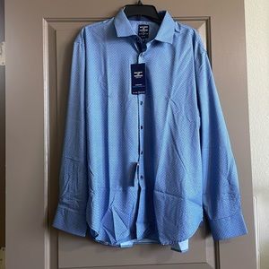 Society of threads men’s button down slim fit shirt